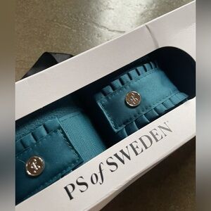 NWT - PS of Sweden Petrol Ruffle Polo Wraps - NEW IN BOW